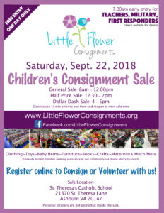 Fall Consignment Sale 2018
